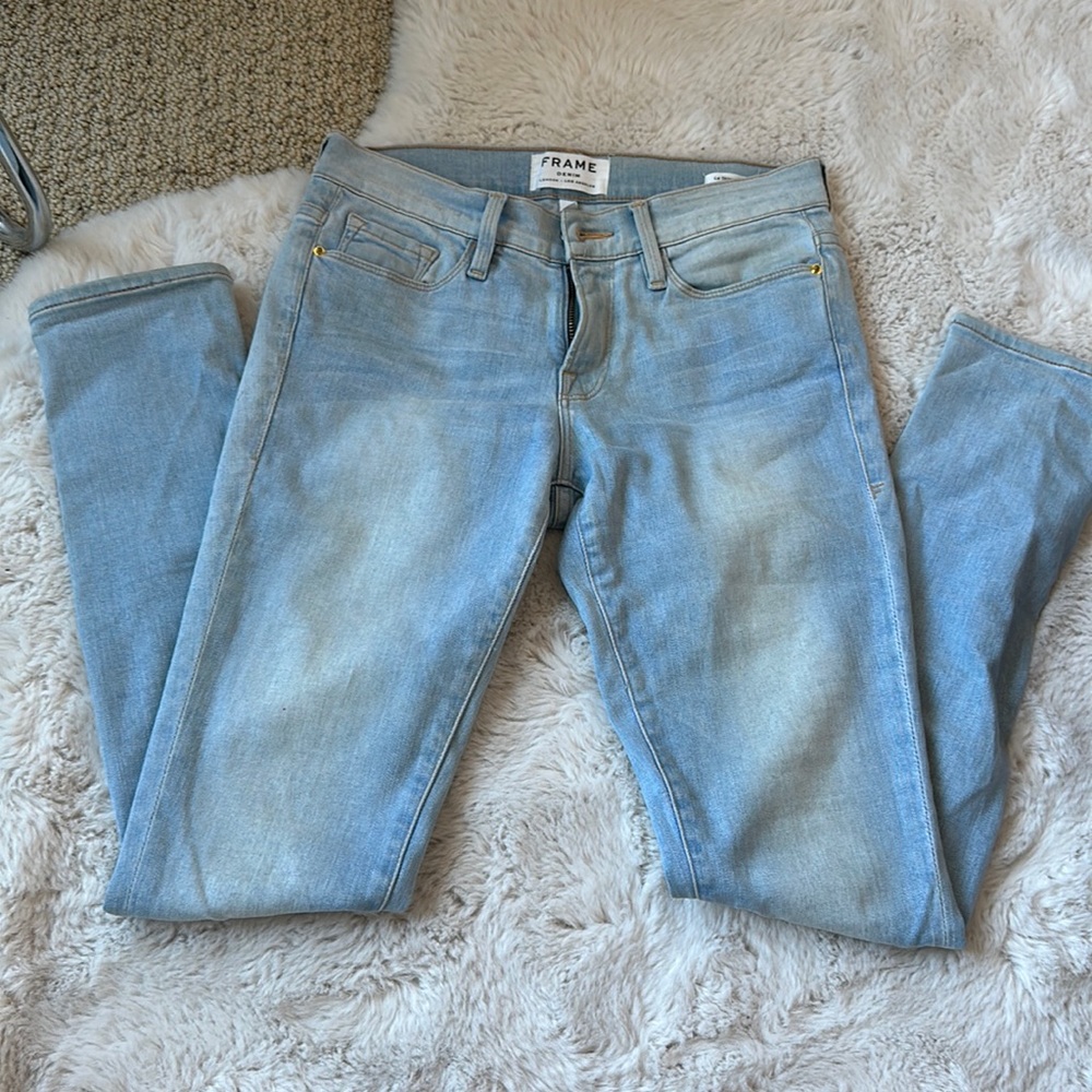 FRAME SKINNY LIGHT JEANS